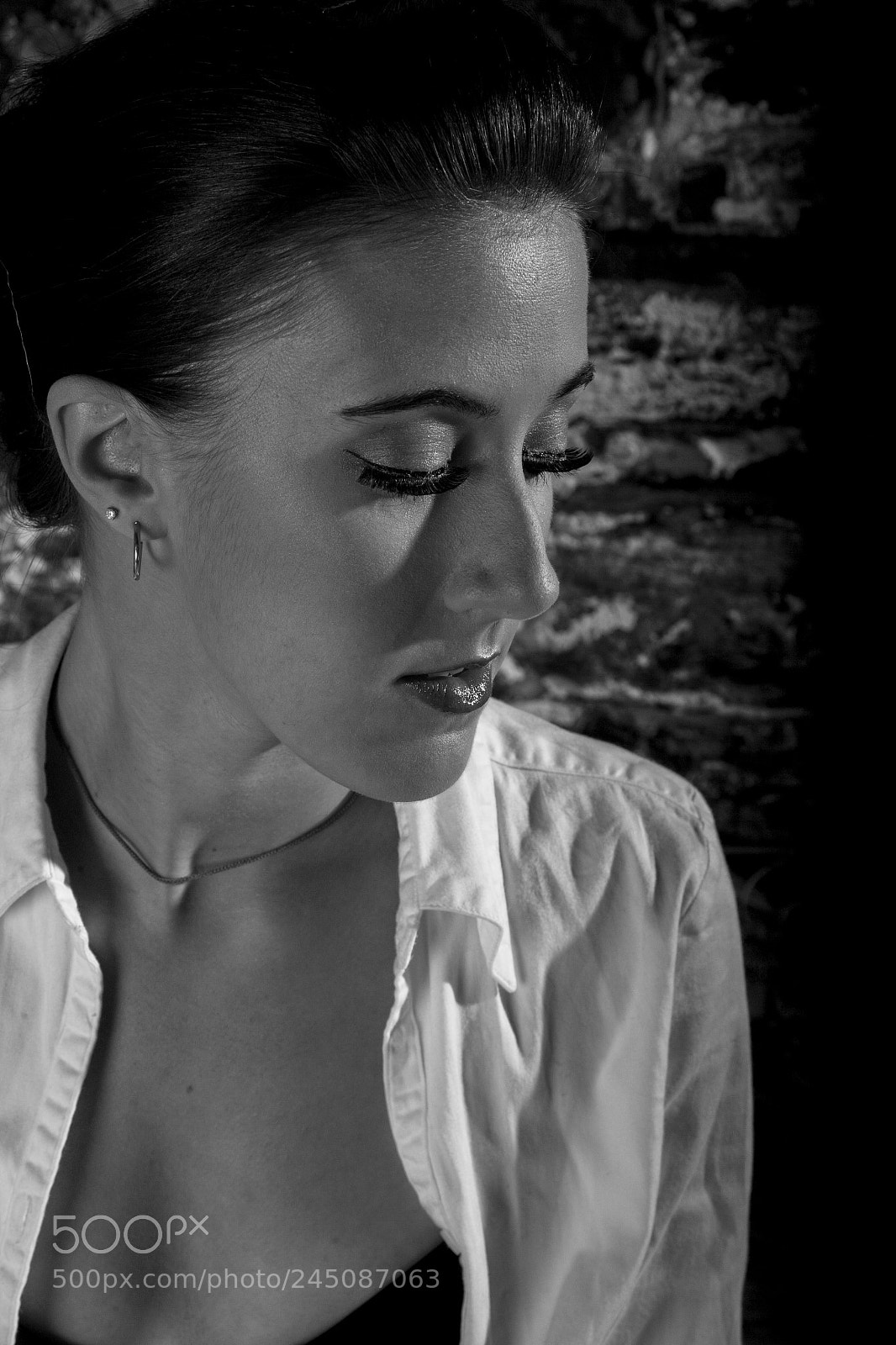 Canon EOS 5D sample photo. With closed eyes photography