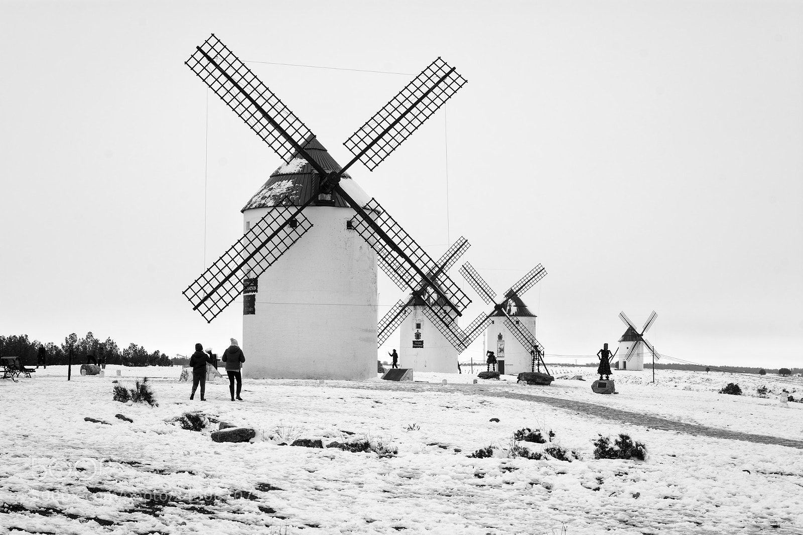 Nikon D7200 sample photo. Snow windmills in la photography