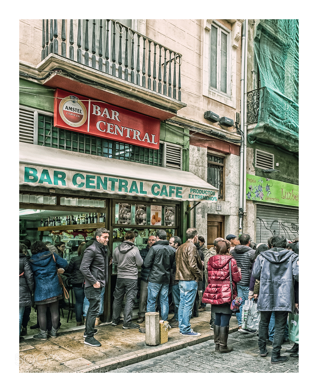 Fujifilm X70 sample photo. Bar central valencia cross photography