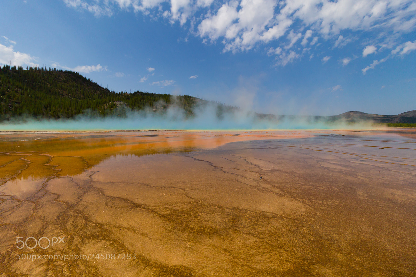 Canon EOS 1100D (EOS Rebel T3 / EOS Kiss X50) sample photo. Grand prismatic spring photography