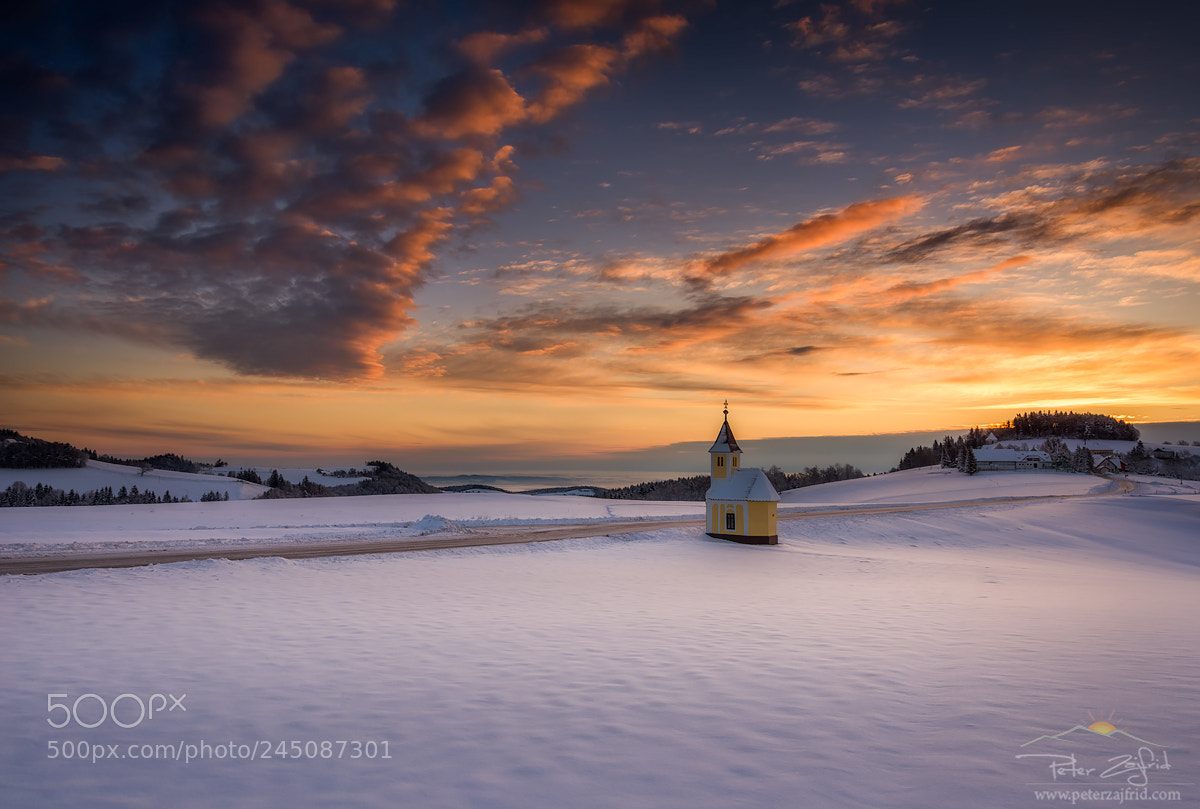 Nikon D810 sample photo. Winter sunrise photography