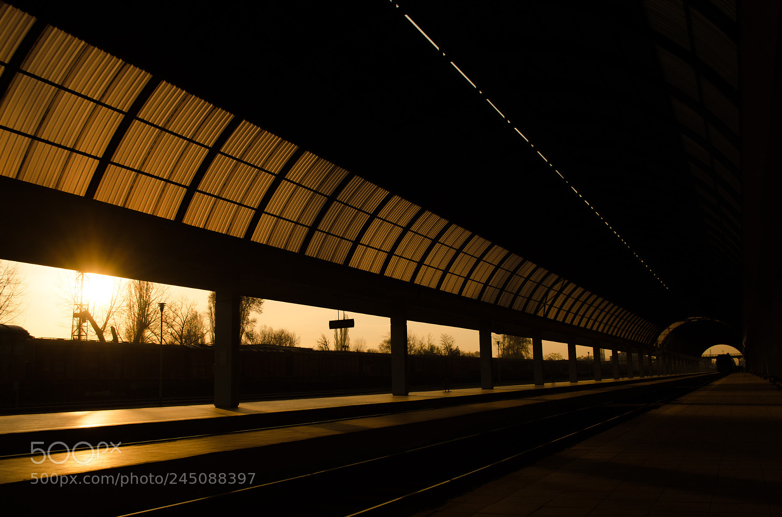 Nikon D5100 sample photo. Morning in chisinau railway photography