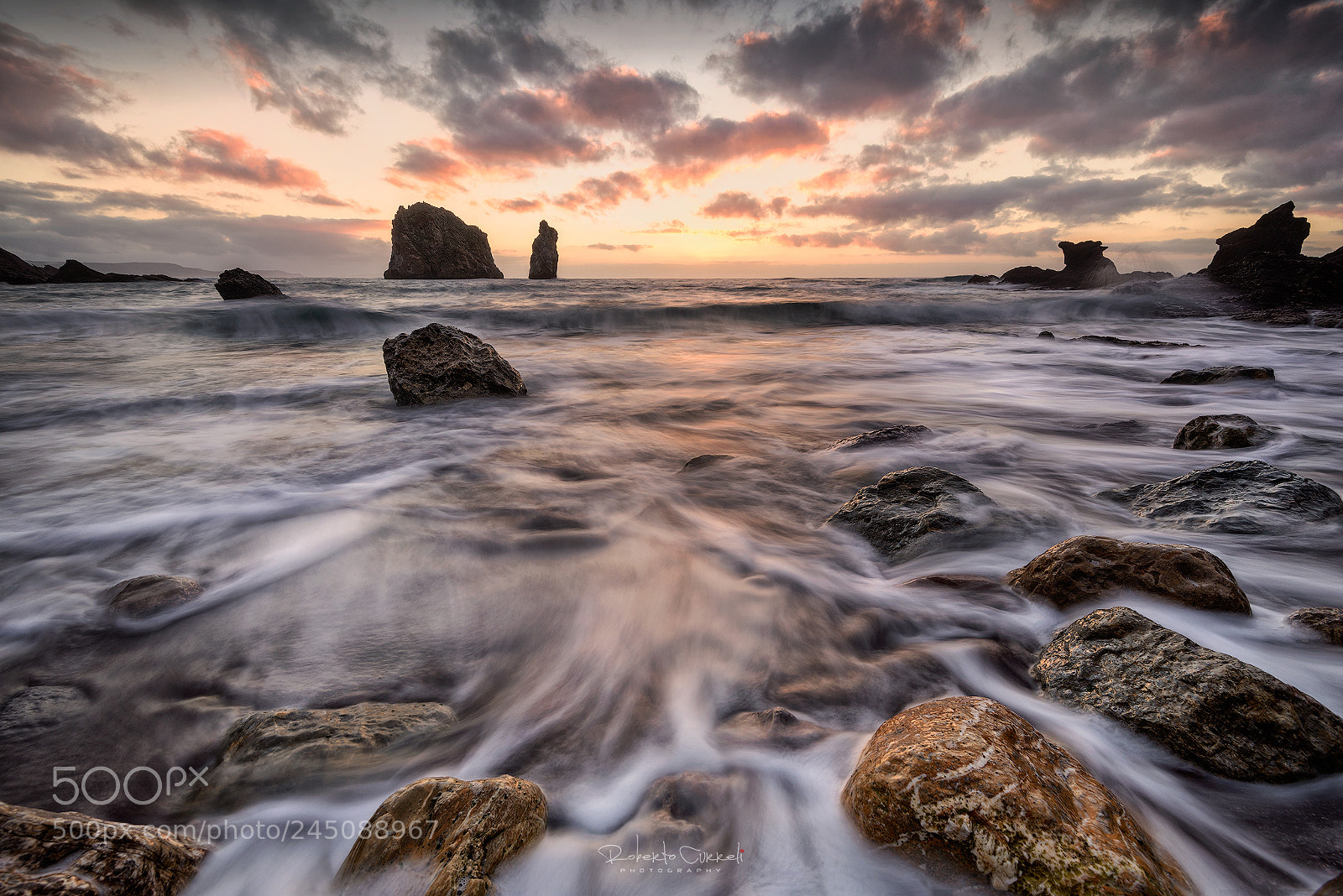 Nikon D610 sample photo. :::bubbling sunset::: photography