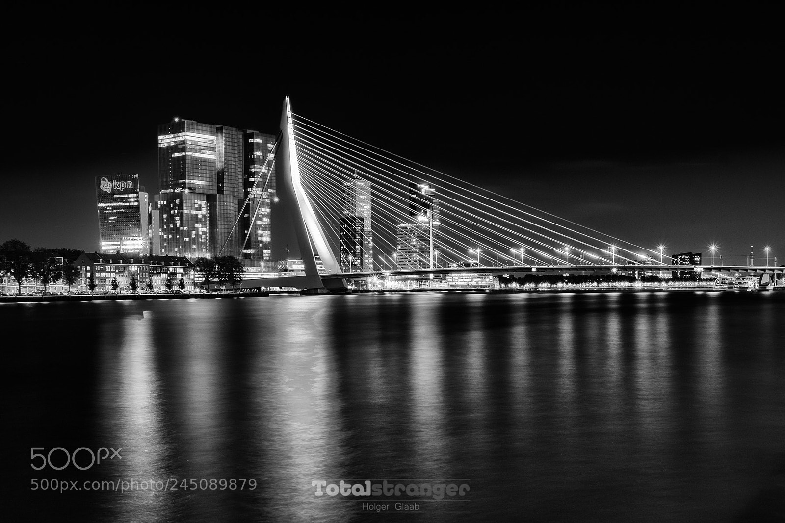 Fujifilm X-T20 sample photo. Erasmus bridge (silver version) photography