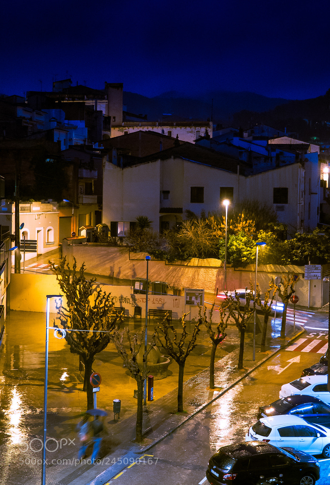 Olympus OM-D E-M10 sample photo. Village under the rainy photography