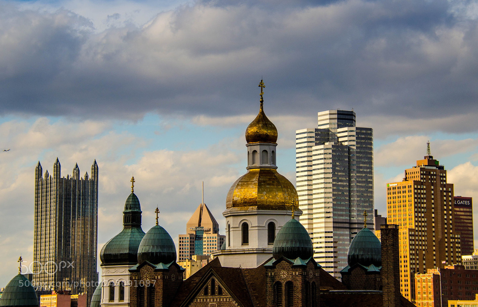 Nikon D5100 sample photo. Steeples old and new photography