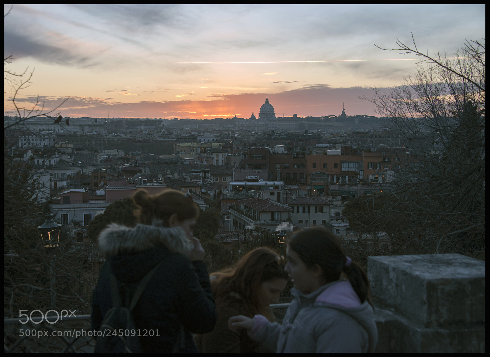 Nikon D800 sample photo. Rome sunset photography
