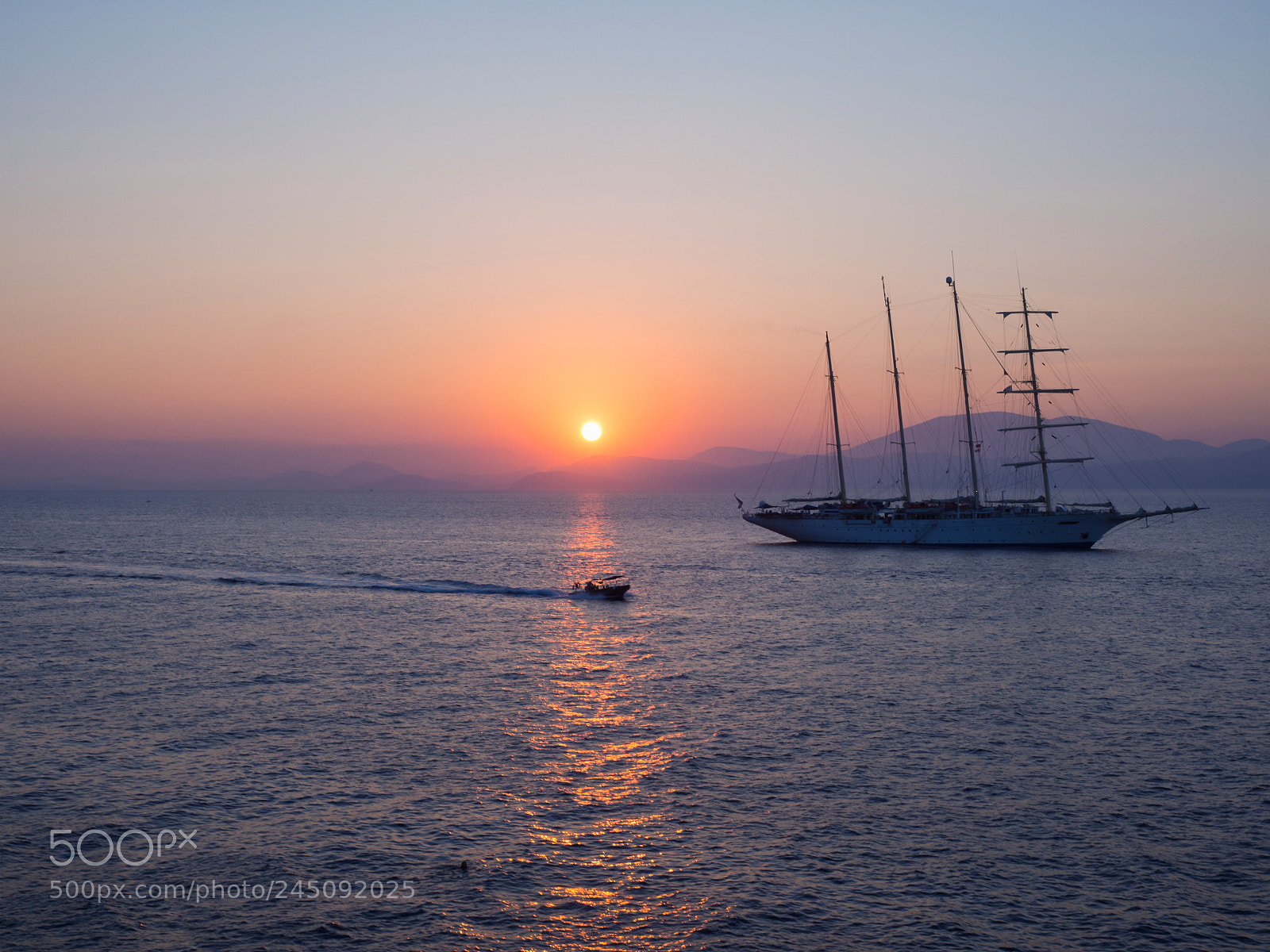 Olympus OM-D E-M10 sample photo. Hydra sunset photography