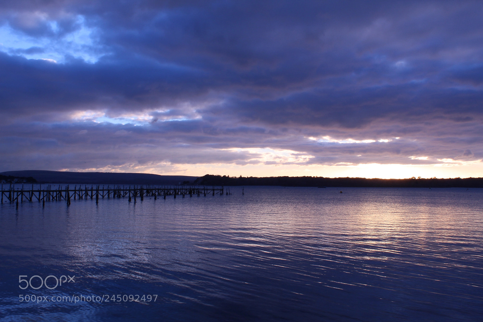 Canon EF-S 18-55mm F3.5-5.6 III sample photo. Sunset at sandbanks photography