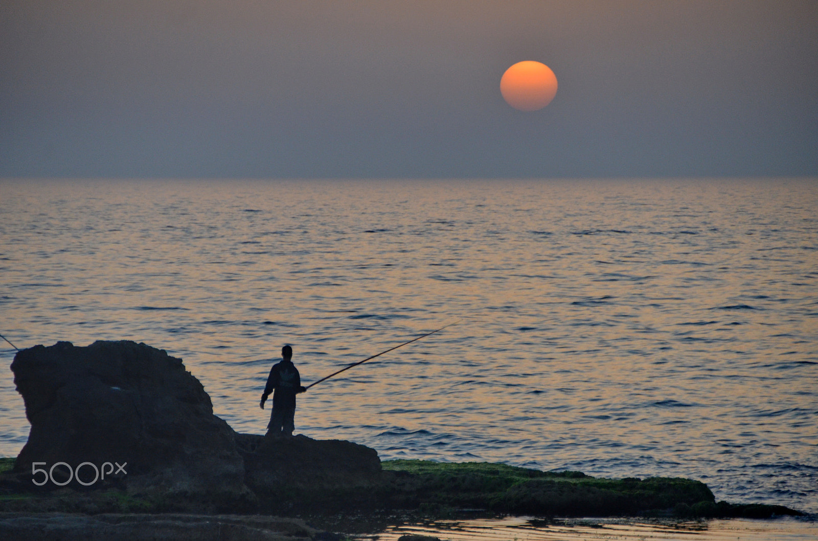Nikon D7000 sample photo. Sunset fishing photography
