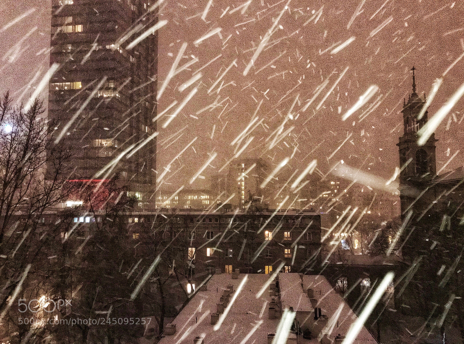 Apple iPhone 7 sample photo. .. city snow dancing. photography