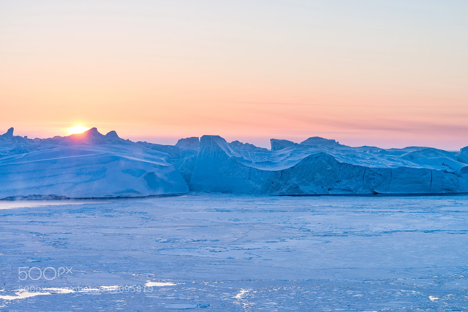 Nikon D800 sample photo. Iceberg sunset photography