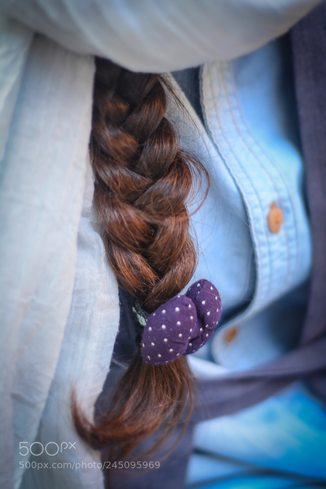 Nikon D7100 sample photo. Hair in blue photography