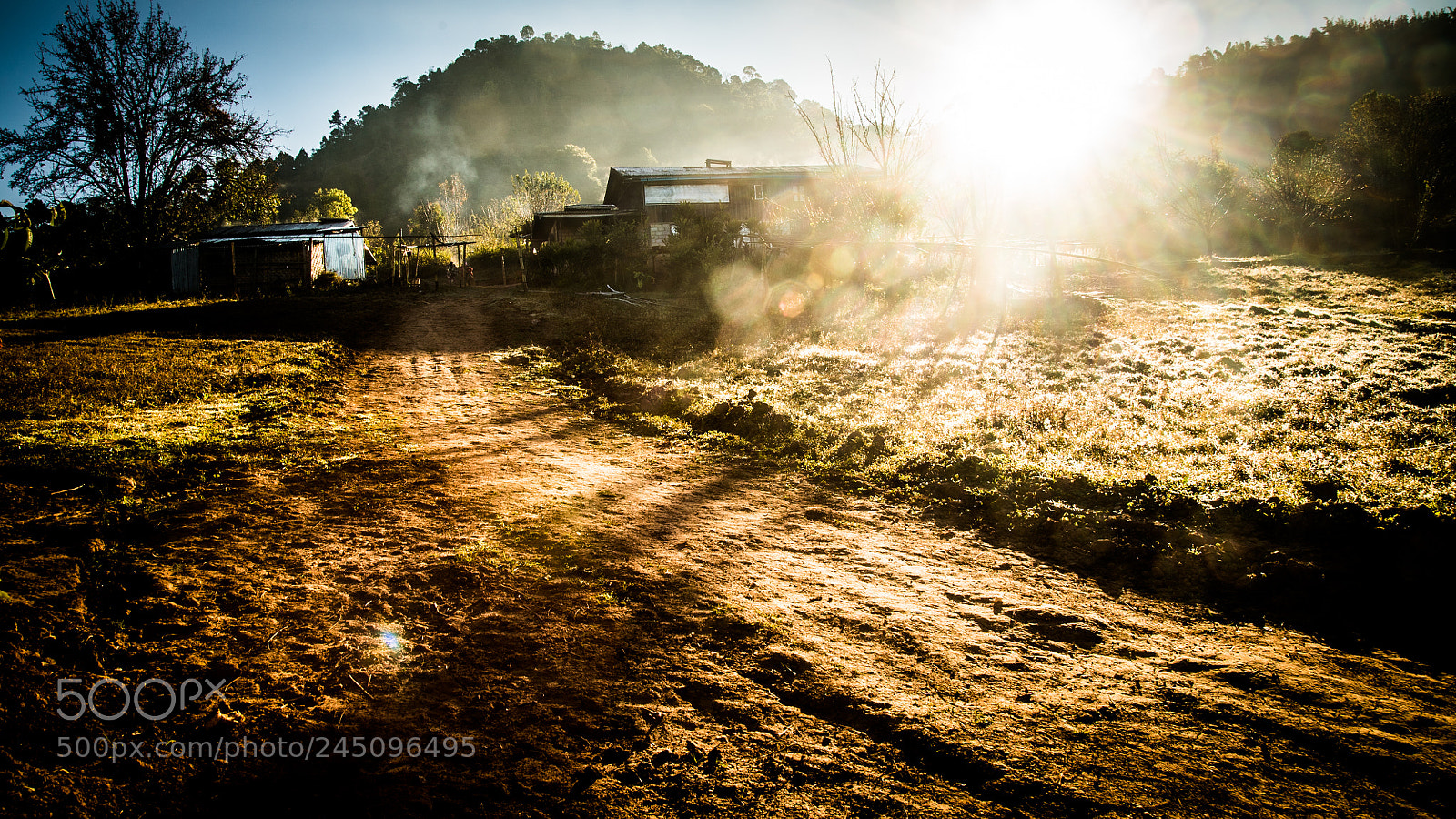 Sony a7S II sample photo. Sunrise on the farm photography
