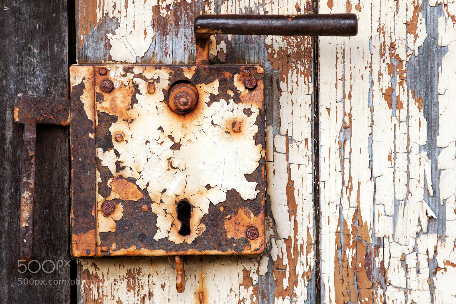 Sony Alpha DSLR-A700 sample photo. Old lock photography