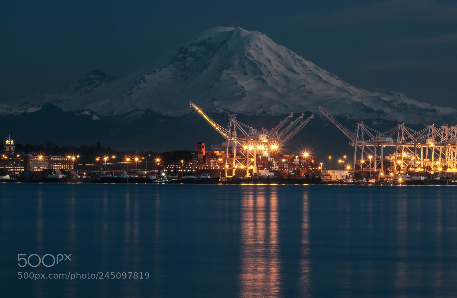 Fujifilm X-T2 sample photo. Elliott bay dusk photography