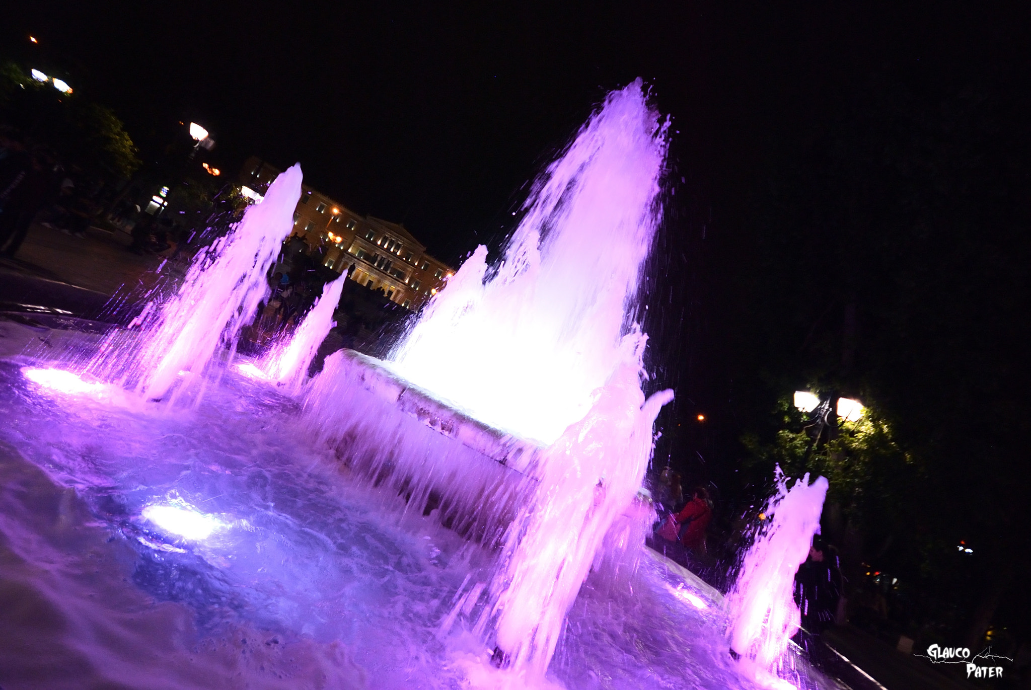 Nikon D60 + Sigma 10-20mm F4-5.6 EX DC HSM sample photo. Purple fountain photography