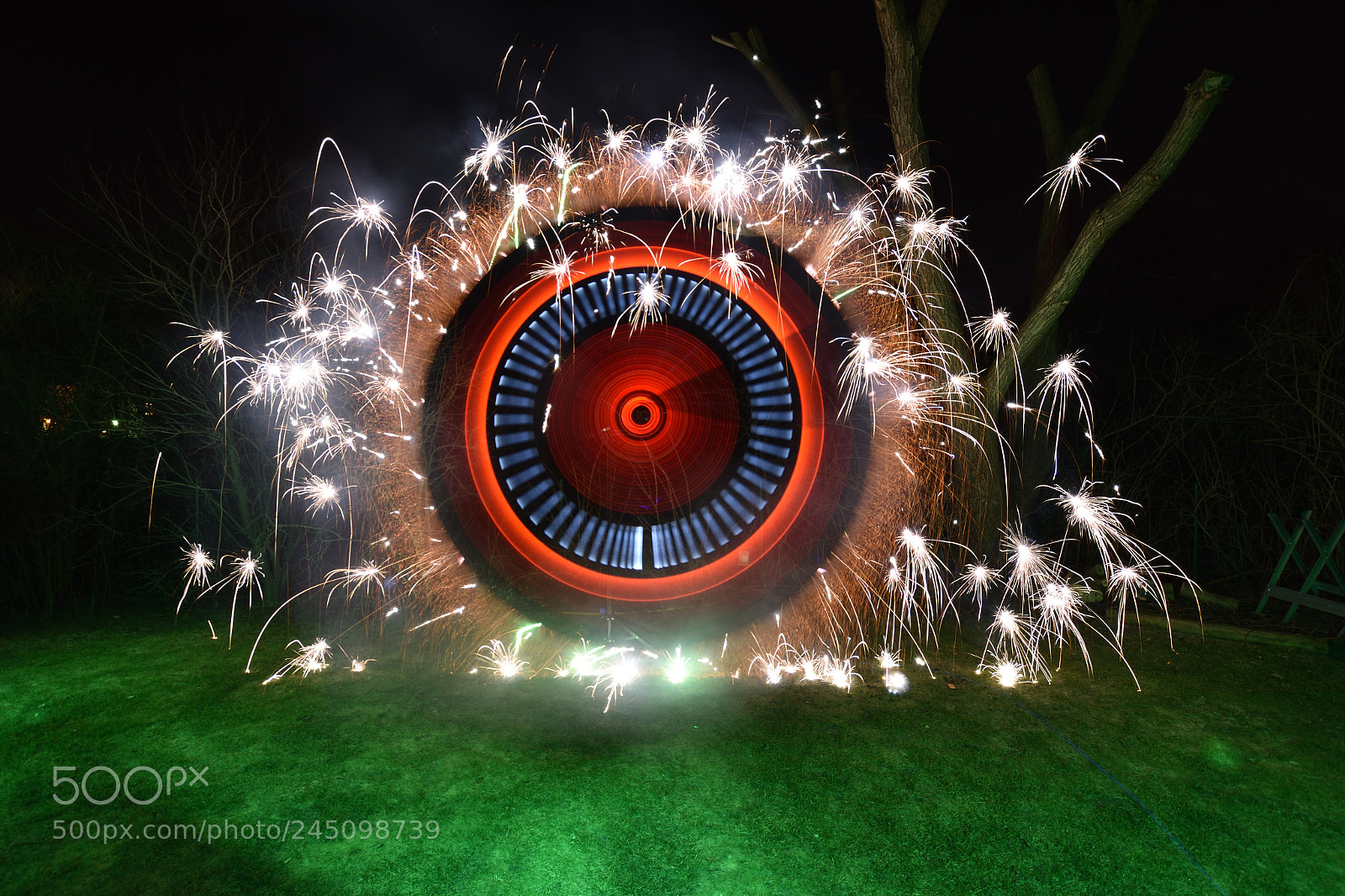 Nikon D7200 sample photo. Fire in red and photography