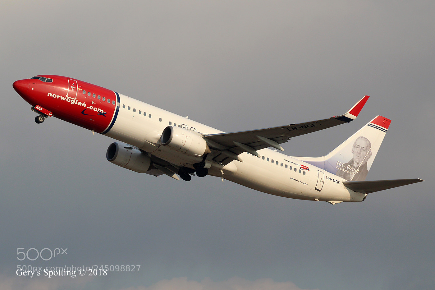 Canon EOS 1300D (EOS Rebel T6 / EOS Kiss X80) sample photo. Norwegian - boeing 737-800 photography