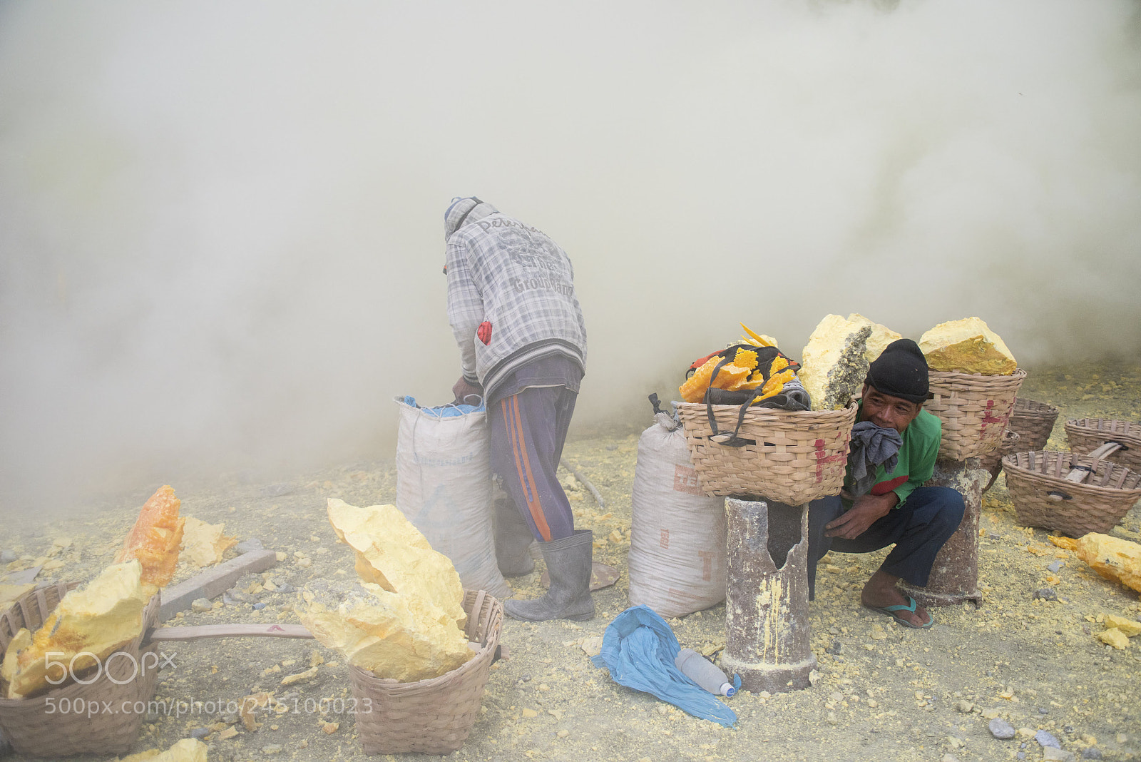 Nikon D810 sample photo. Ijen volcano photography