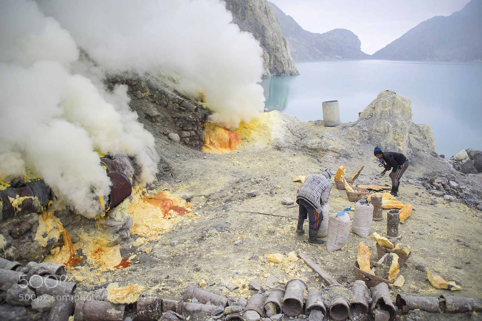 Nikon D810 sample photo. Ijen volcano photography