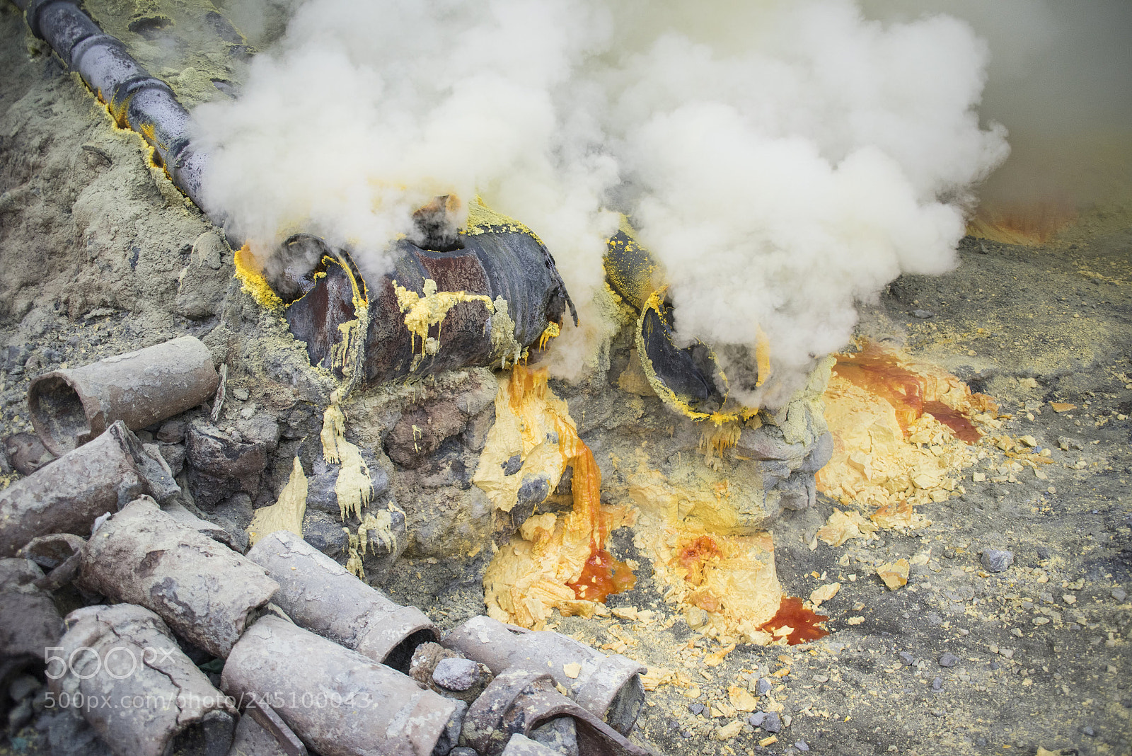 Nikon D810 sample photo. Ijen volcano photography