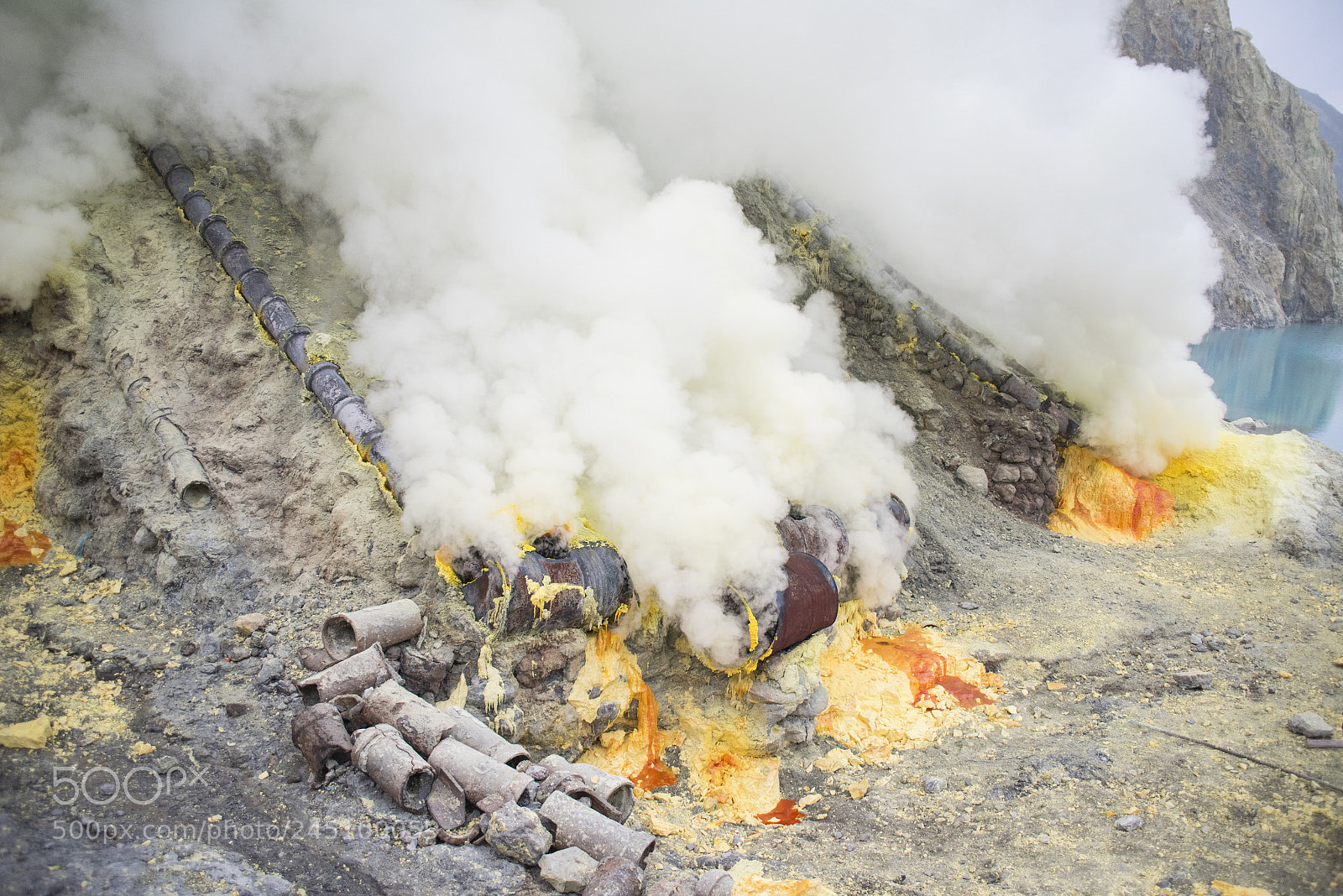 Nikon D810 sample photo. Ijen volcano photography