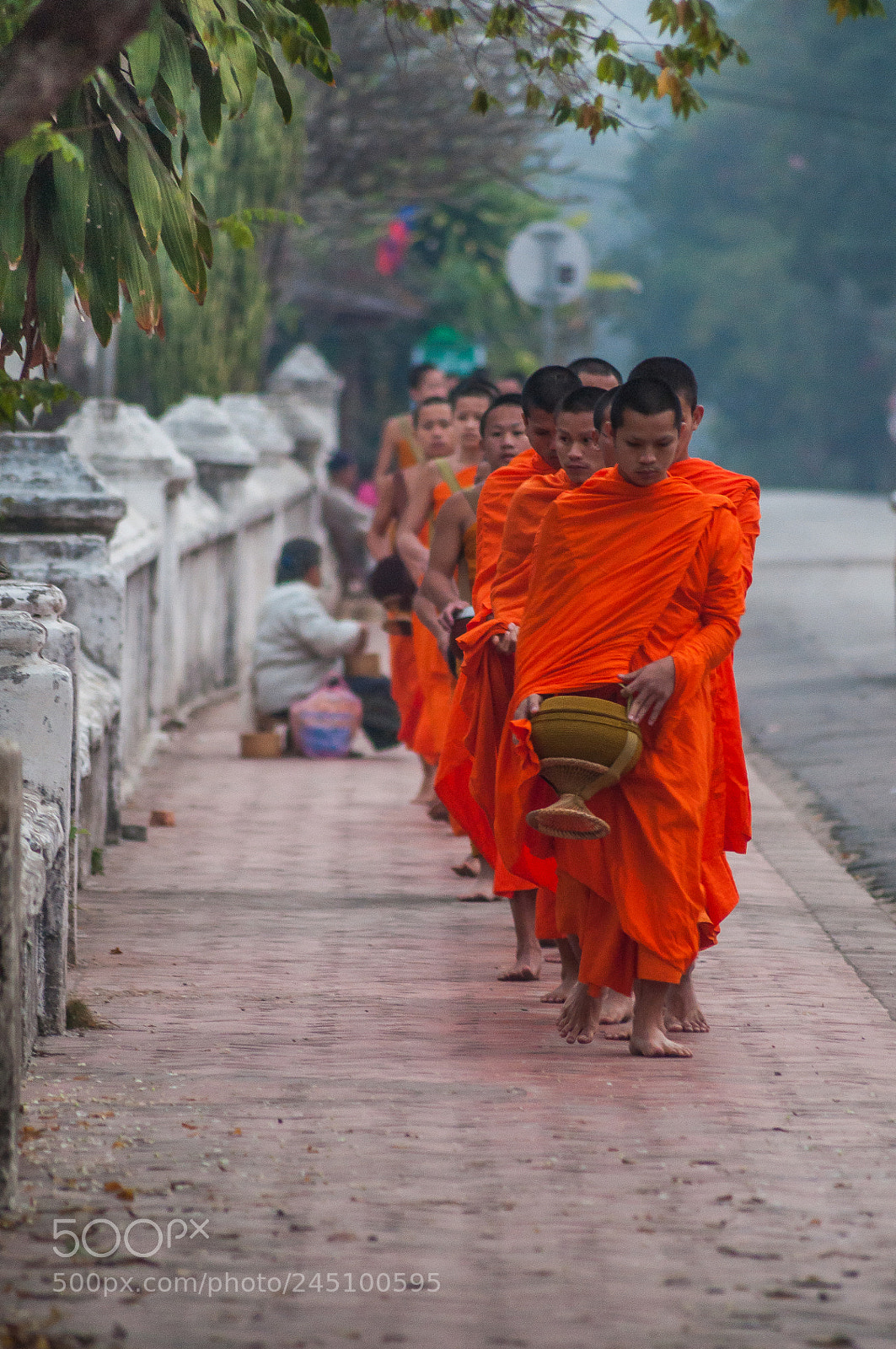 Nikon D5000 sample photo. Alms giving photography