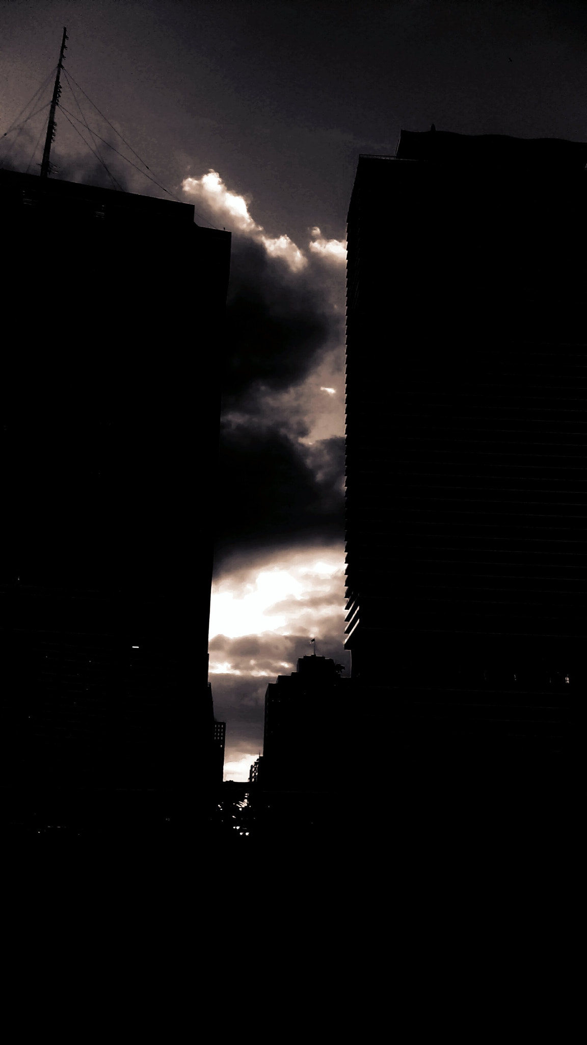 HTC DESRIE D530 sample photo. Eclipse sunset towers photography