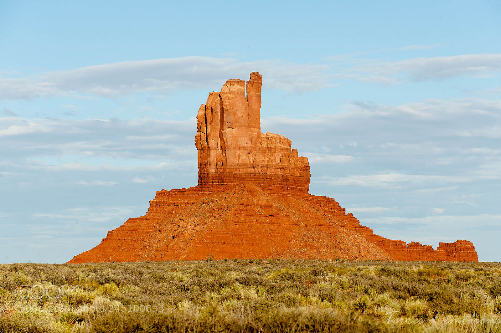 Nikon D3 sample photo. Monument valley full  sunset photography