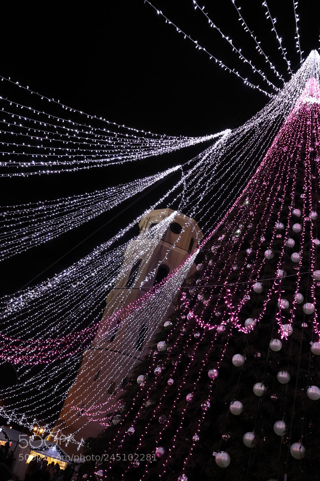 Canon EOS M5 sample photo. Vilnius christmas tree photography