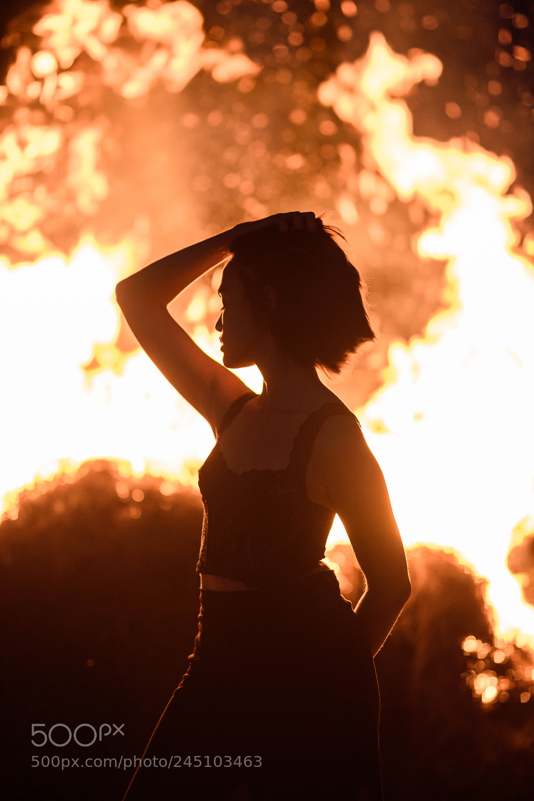 Nikon D7200 sample photo. Fire photography