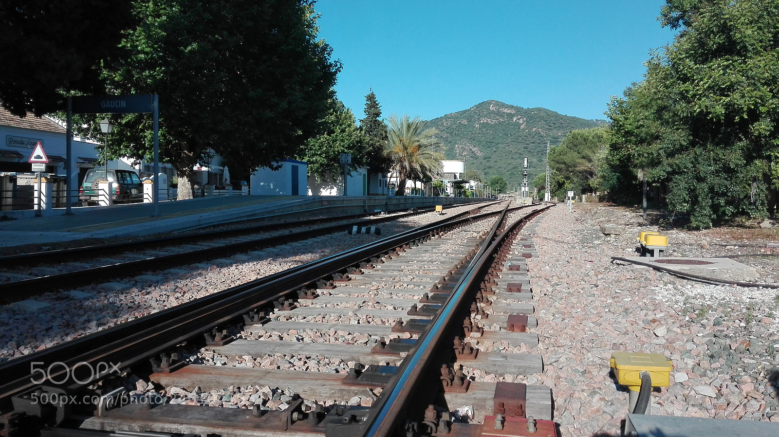 HUAWEI P8 Lite sample photo. Estacion de gaucin photography