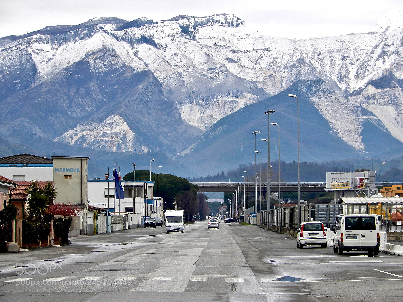 Nikon Coolpix A900 sample photo. Snow on the apuane photography