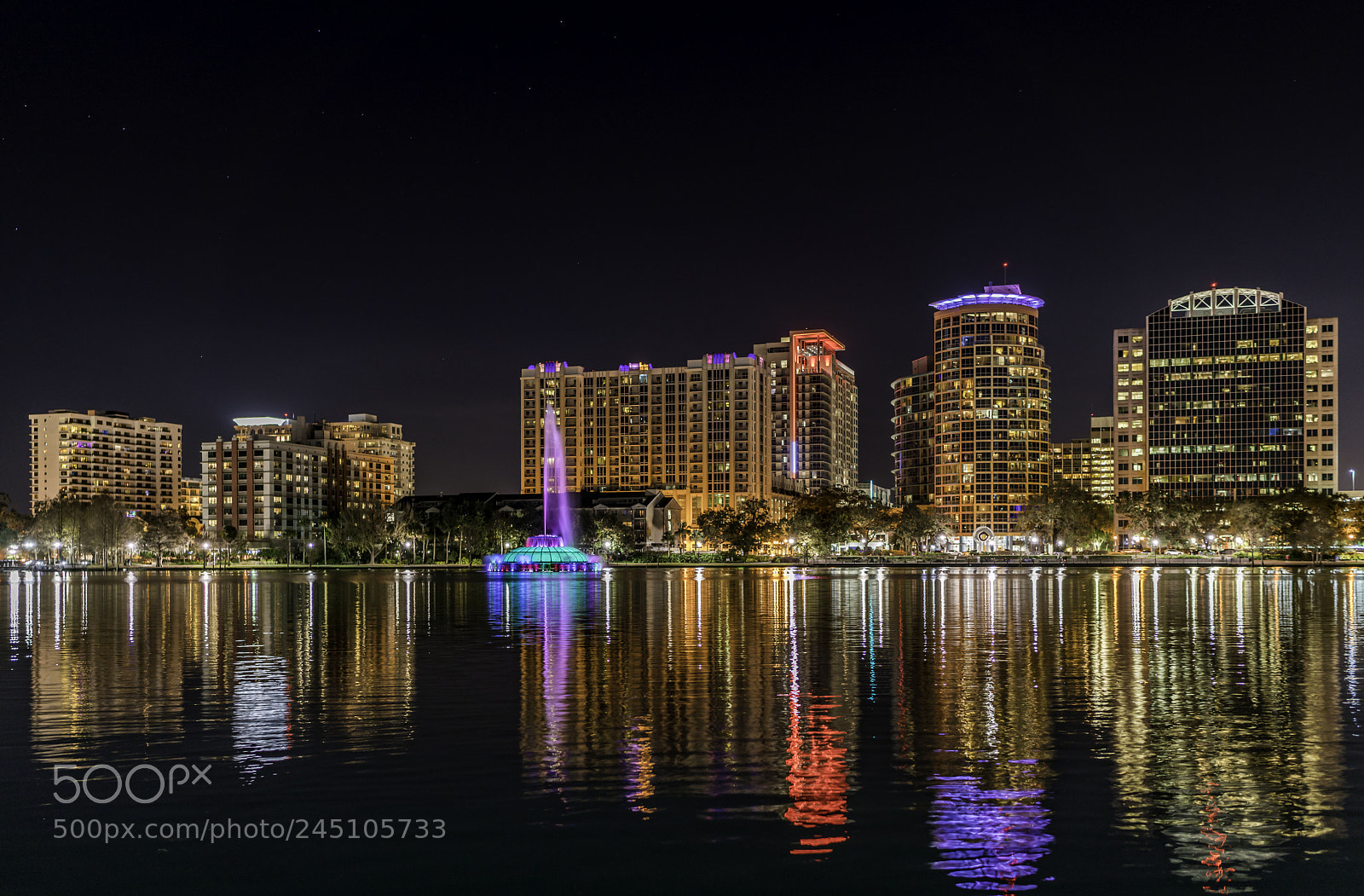 Sony a7R II sample photo. Orlando skyline photography