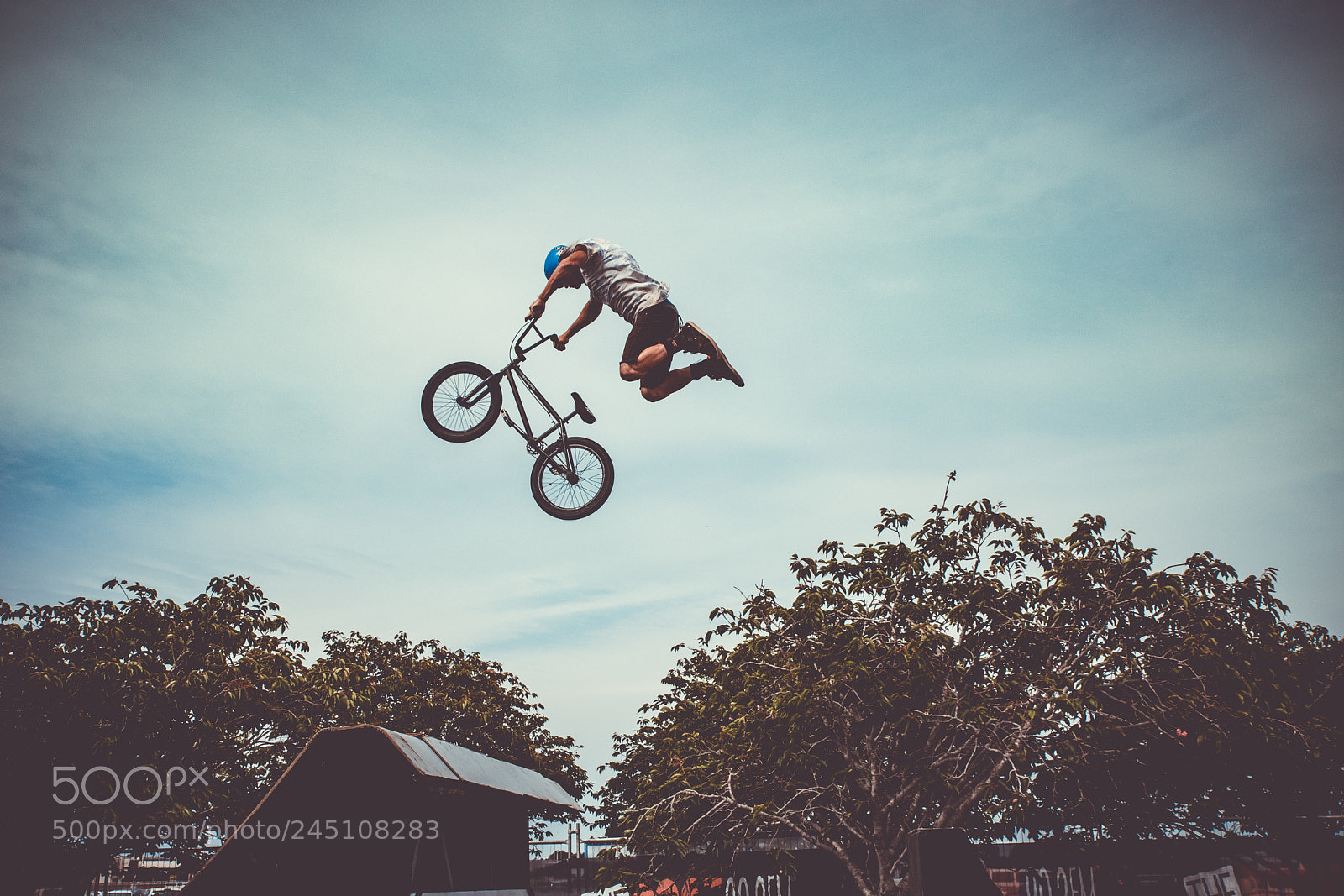 Canon EOS 6D Mark II sample photo. Bmx jump photography