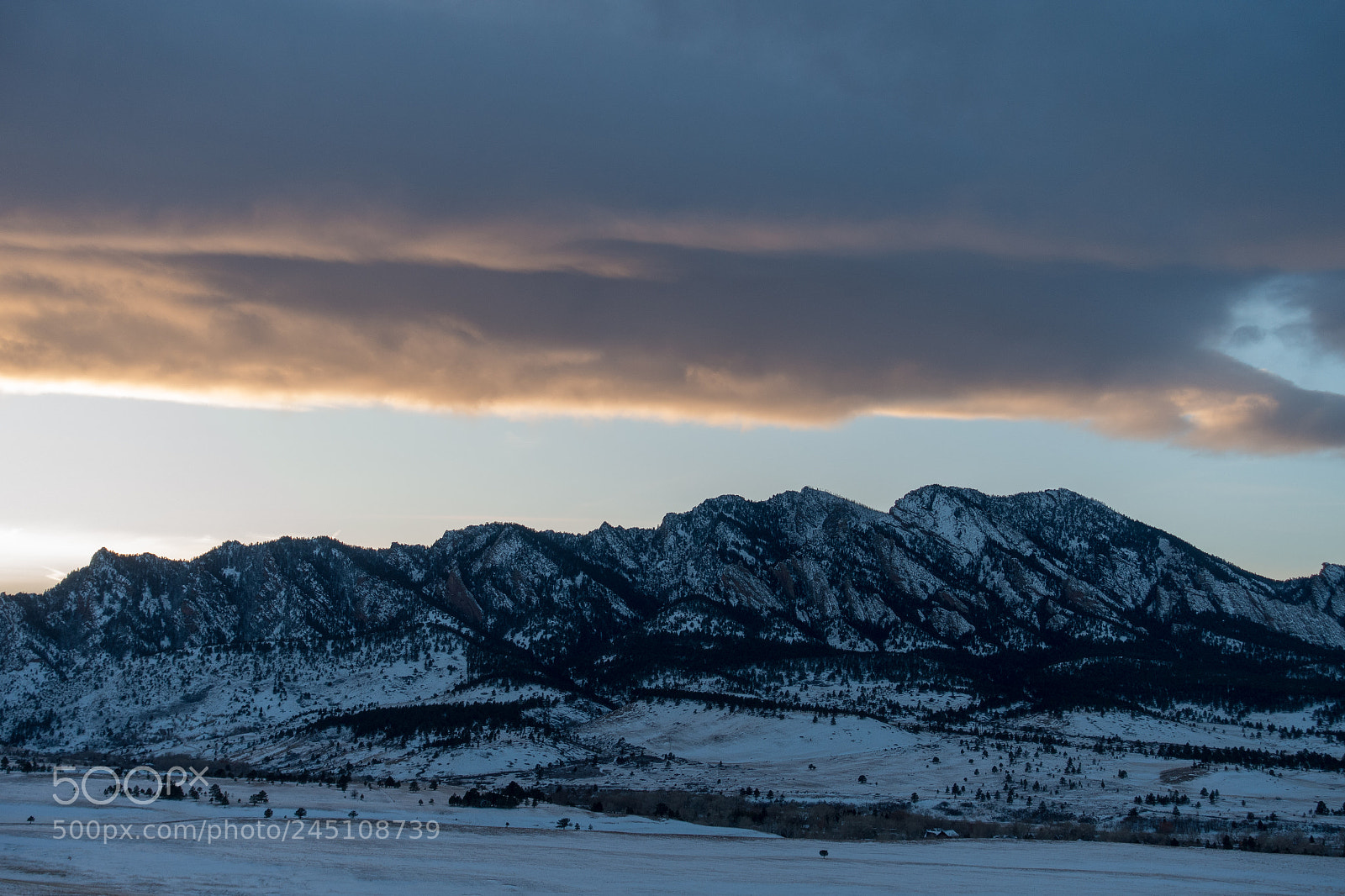 Sony Cyber-shot DSC-RX100 III sample photo. Flatirons and clouds. photography
