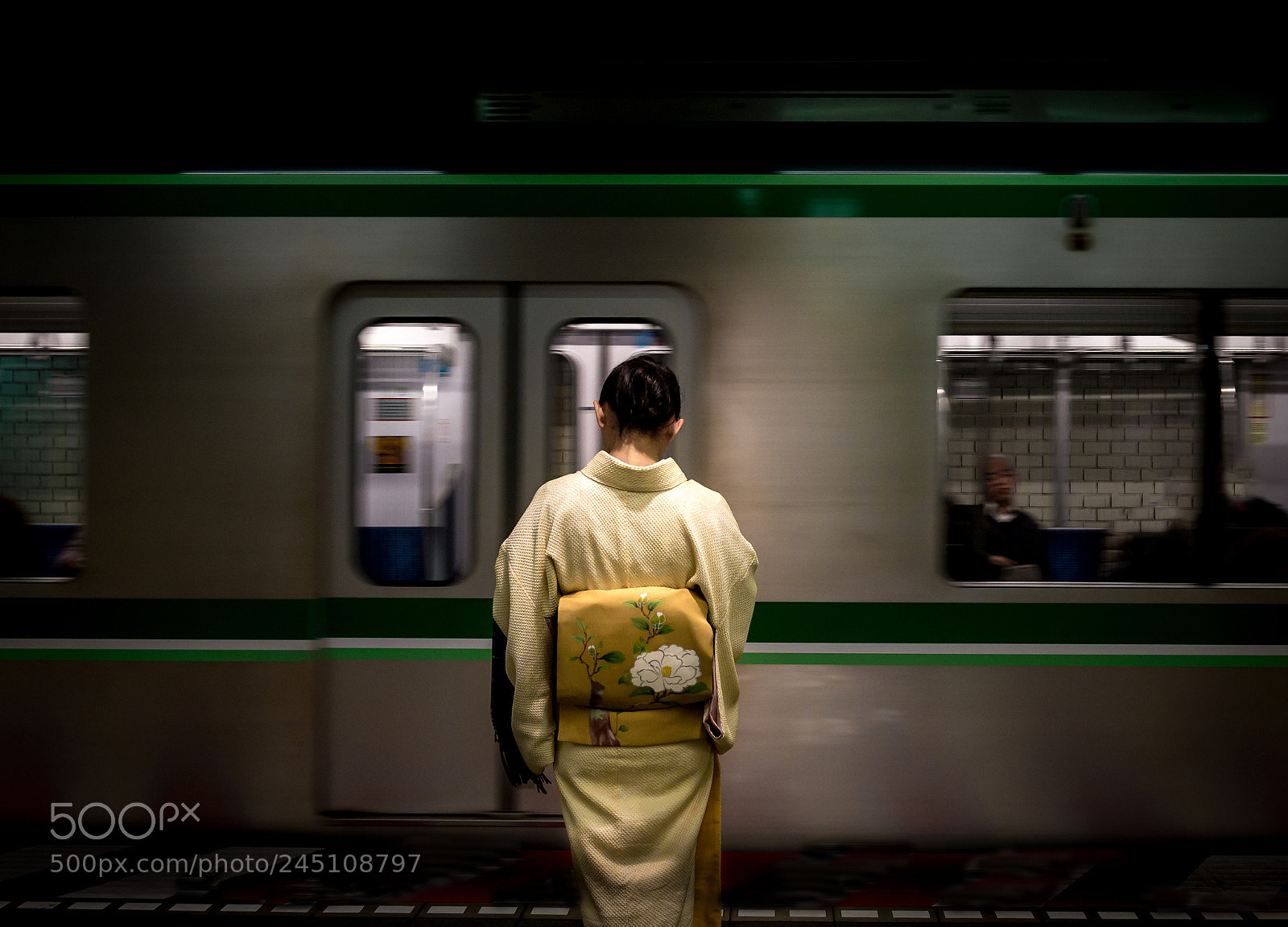 Nikon D610 sample photo. Kimono girl photography