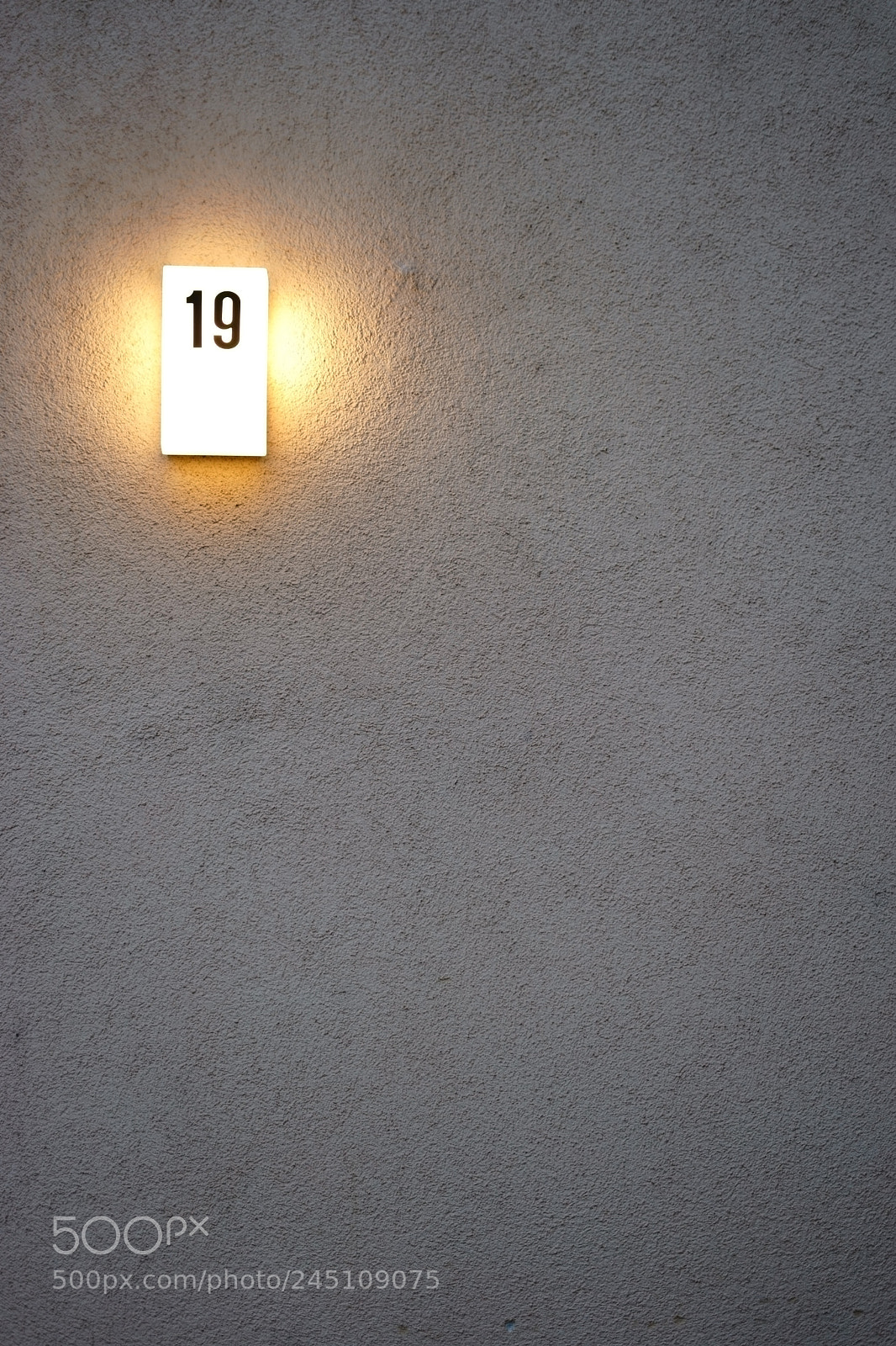 Sony a7 II sample photo. Illuminated house number plate photography