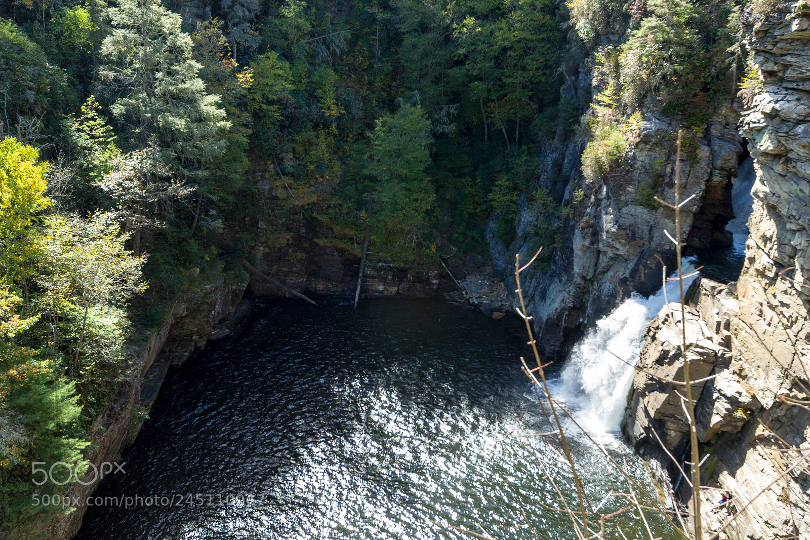 Canon EOS 7D Mark II sample photo. Linville falls photography