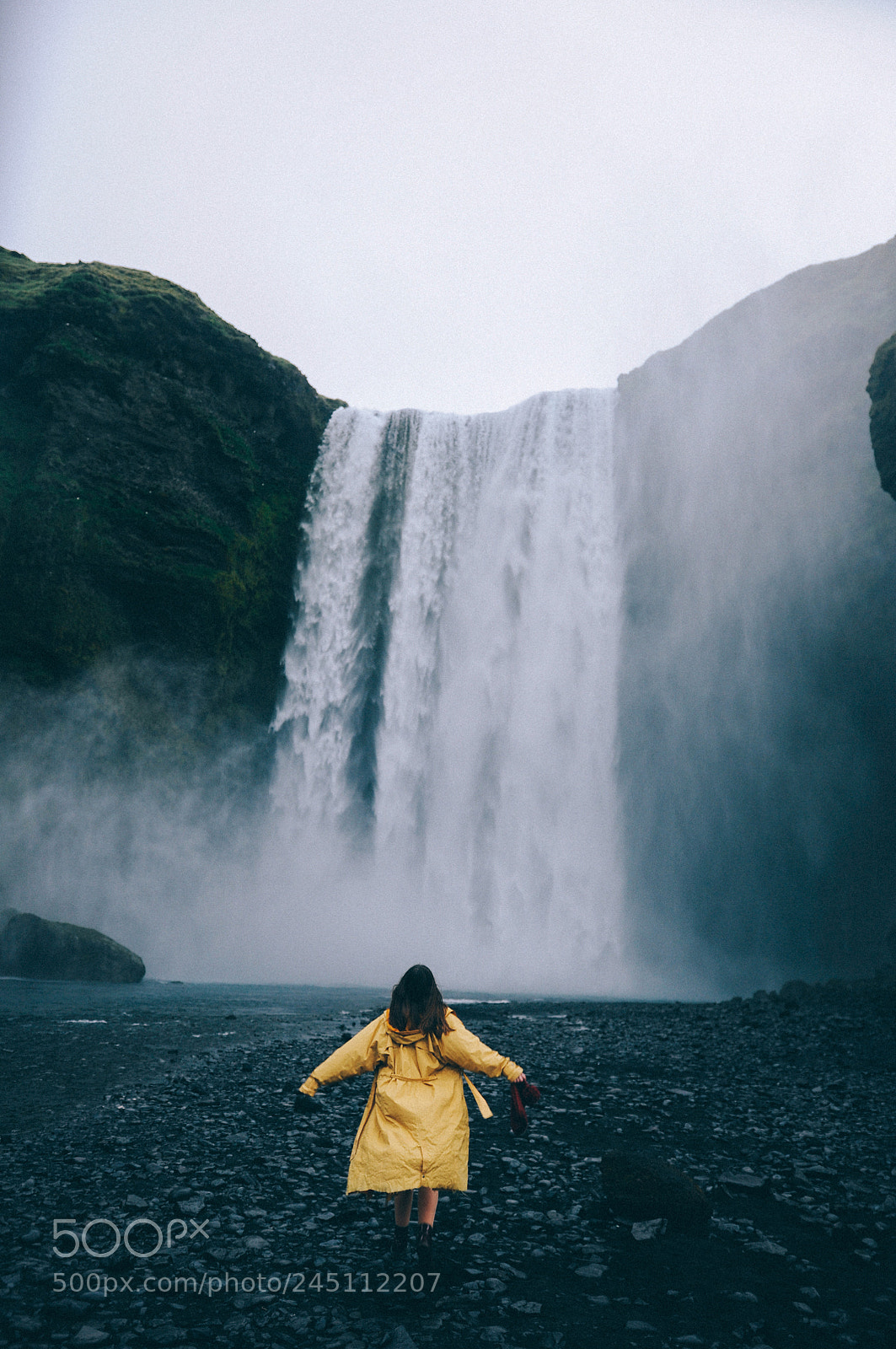Nikon D90 sample photo. Waterfall photography