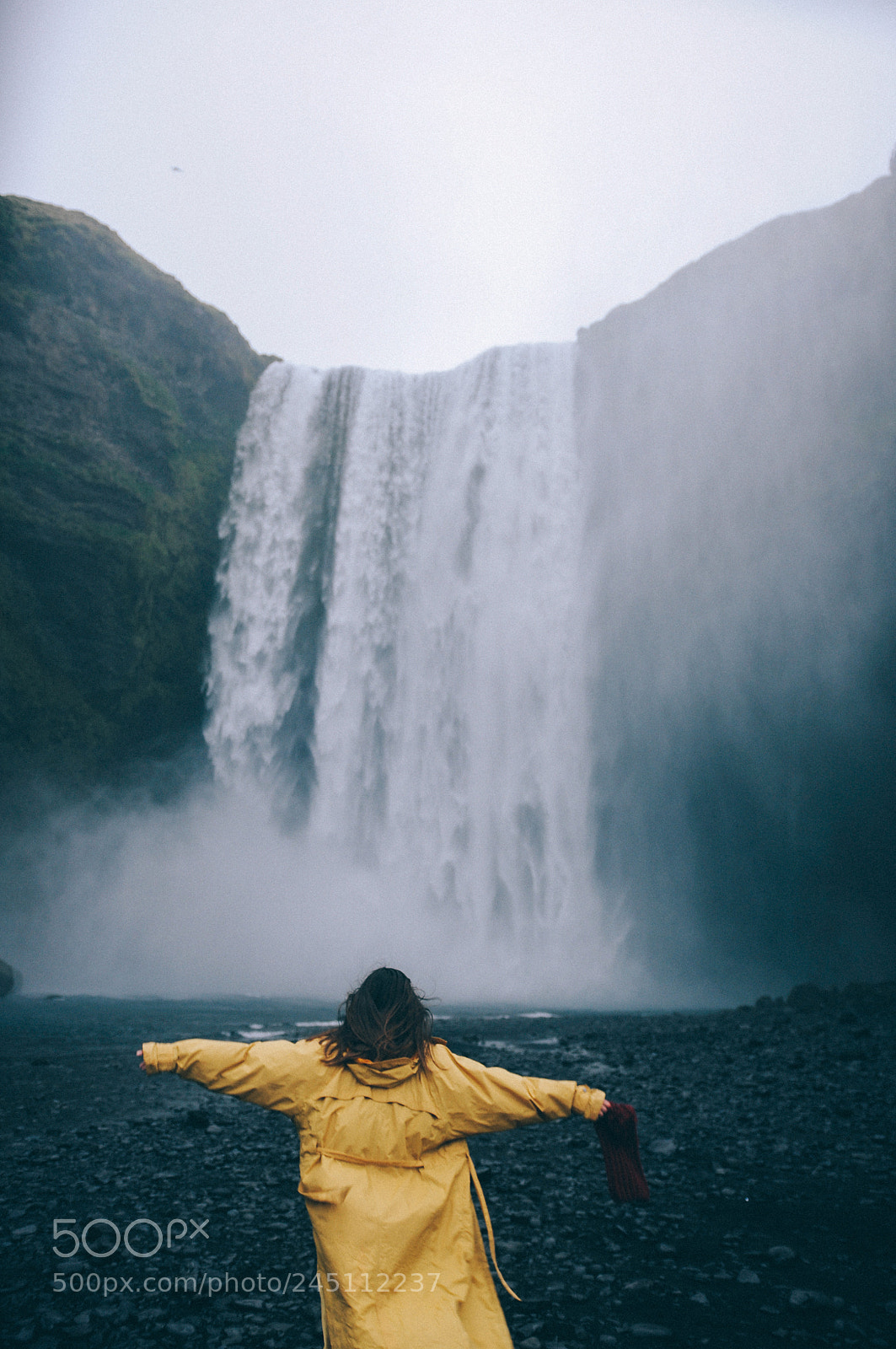 Nikon D90 sample photo. Waterfall photography