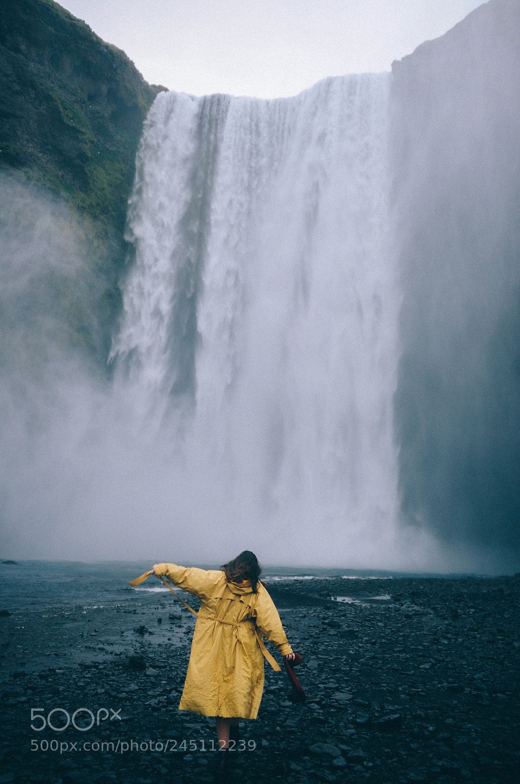 Nikon D90 sample photo. Waterfall photography