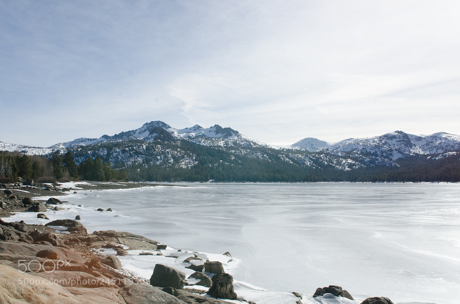 Nikon D7000 sample photo. The frozen lake of photography