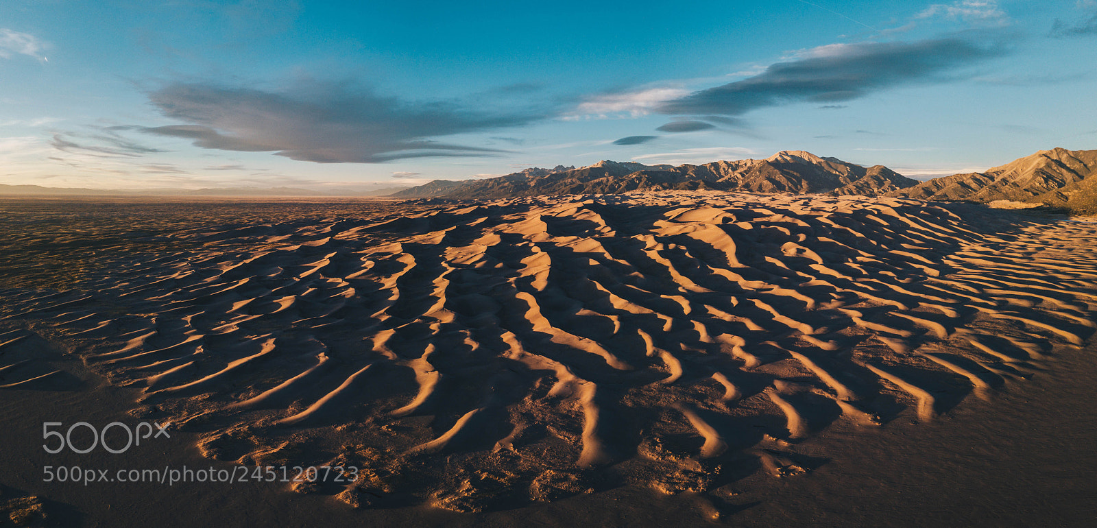 DJI FC220 sample photo. Great sand dunes sunset photography
