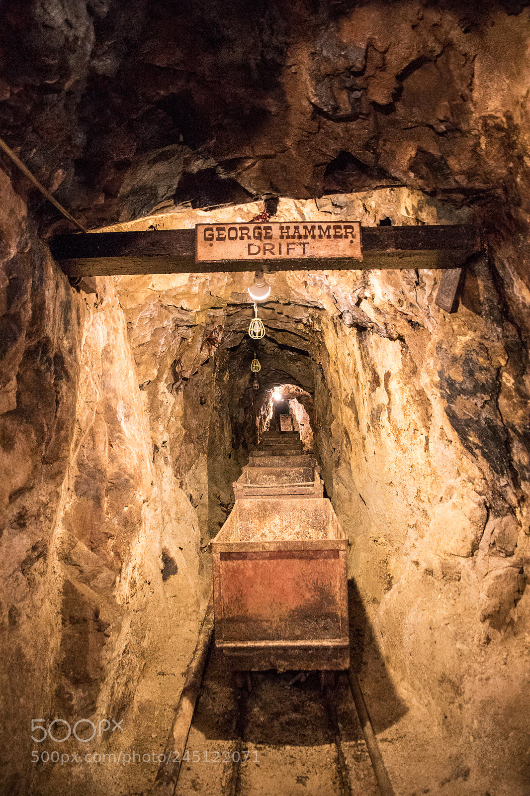 Canon EOS 7D Mark II sample photo. Old gold mine tunnel photography