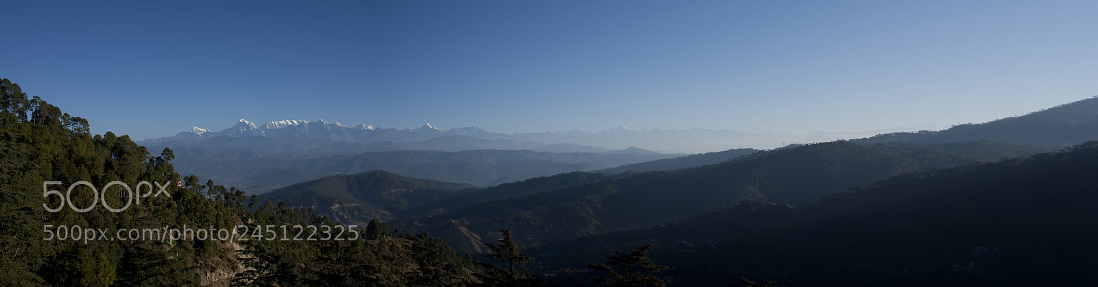 Canon EOS 1000D (EOS Digital Rebel XS / EOS Kiss F) sample photo. Kausani panorama photography