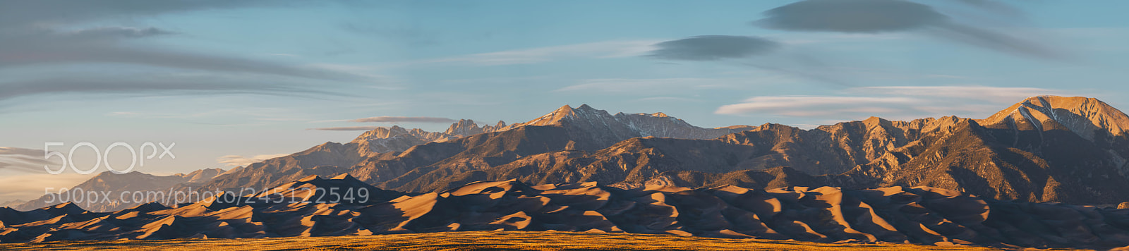 Sony a7R II sample photo. Great sand dunes panorama photography
