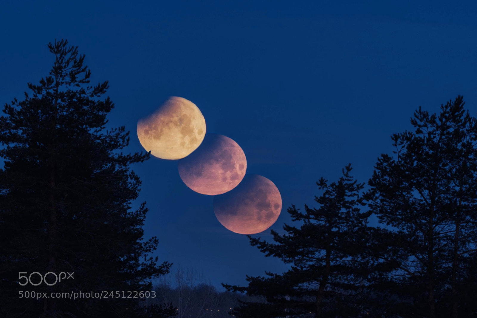 Fujifilm X-T2 sample photo. Moon evolution photography