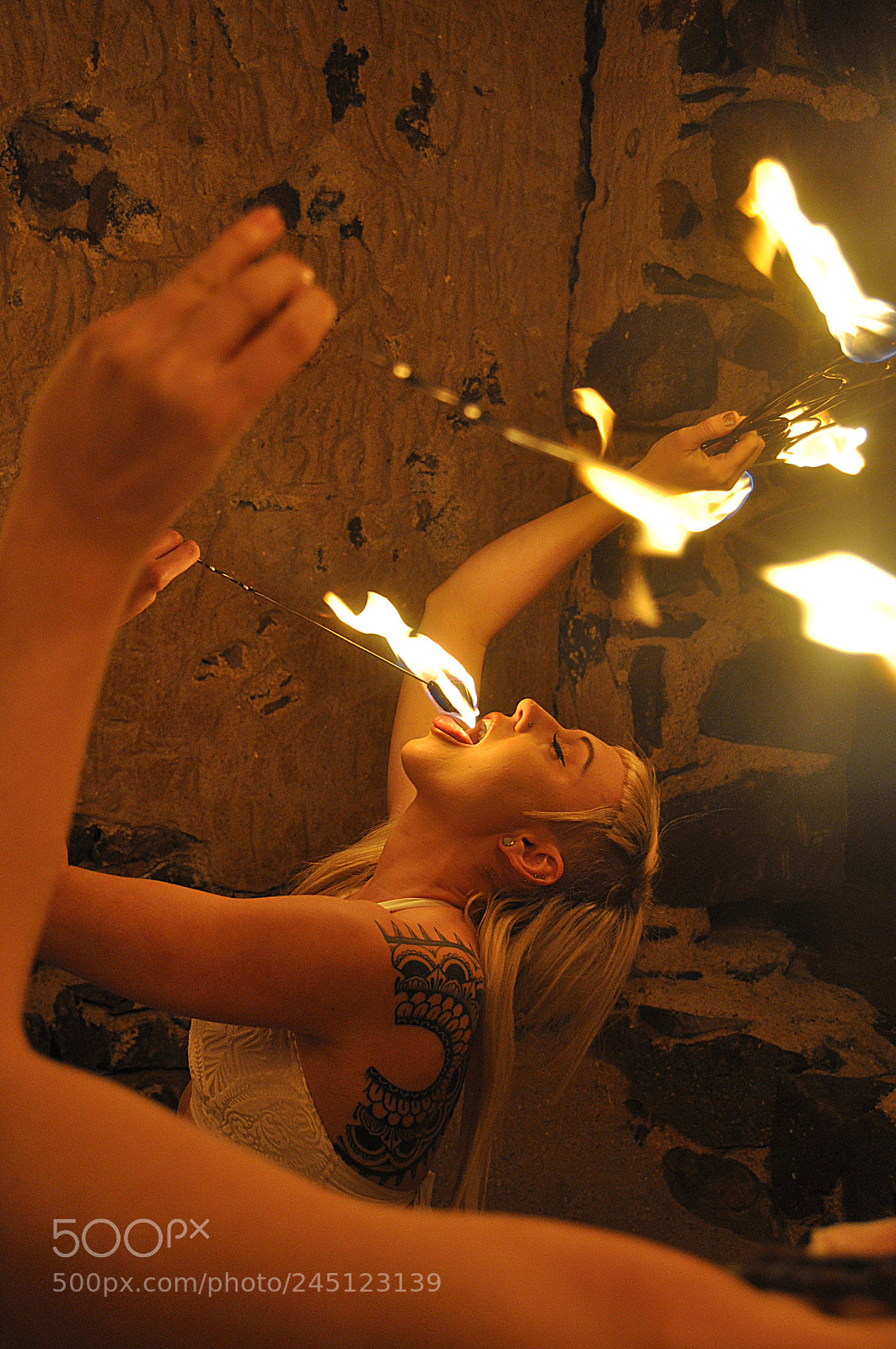 Nikon D90 sample photo. Fire eaters dancers in photography